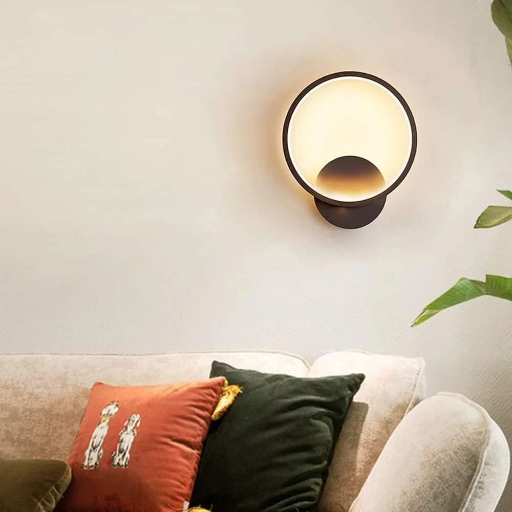 Modern Minimalist Circular LED Wall Sconce
