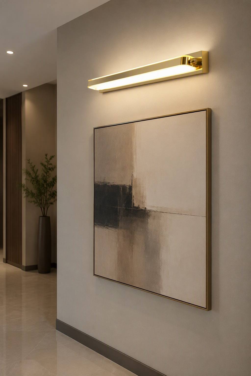 Modern Linear LED Wall Light | Bathroom Vanity & Mirror Lamp | PZE-B1018 – Modern LED Mirror Lights (view 2)