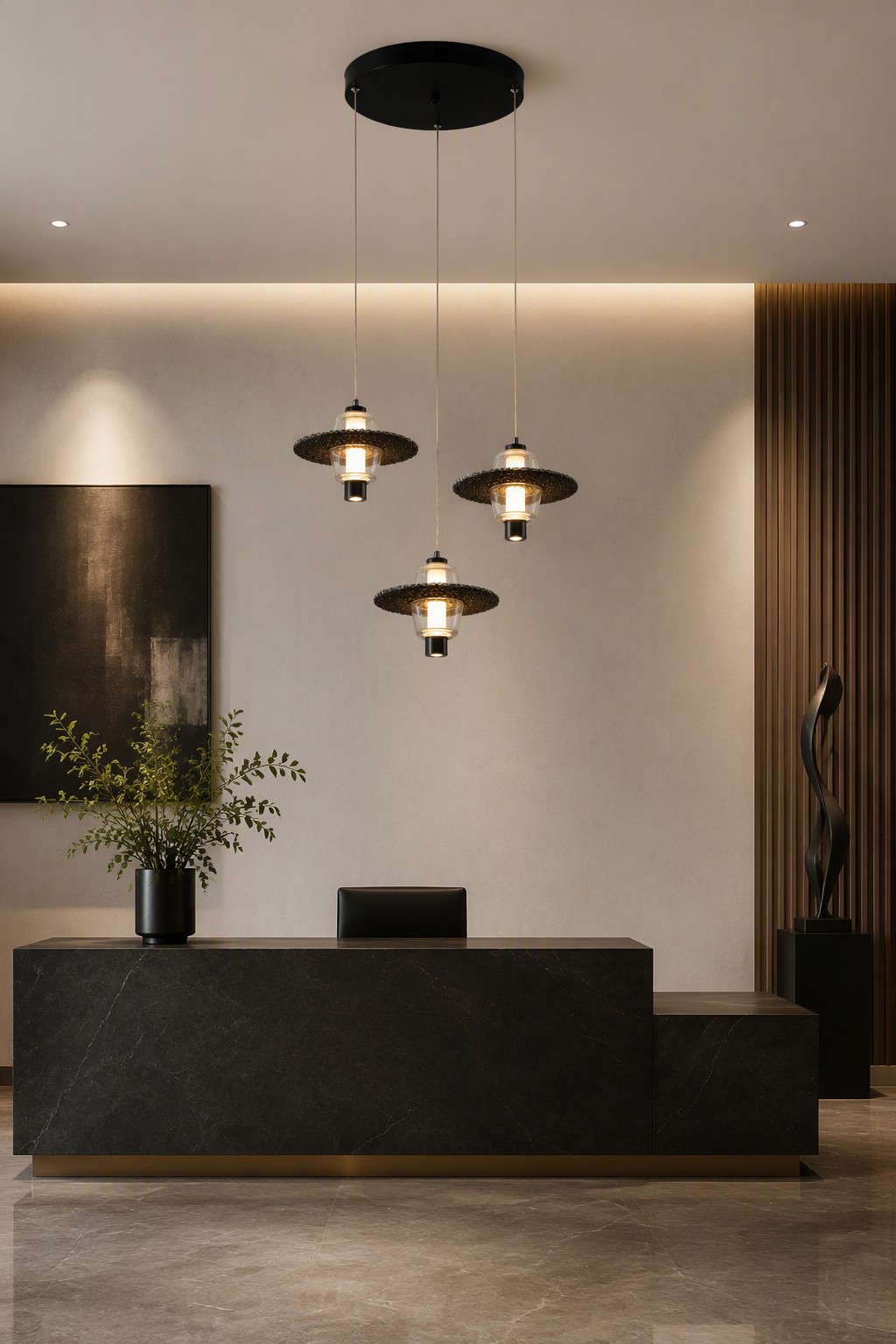 Luxury Multi-Head LED UFO Cluster Chandelier with Round Canopy 20W – Branch Chandeliers
