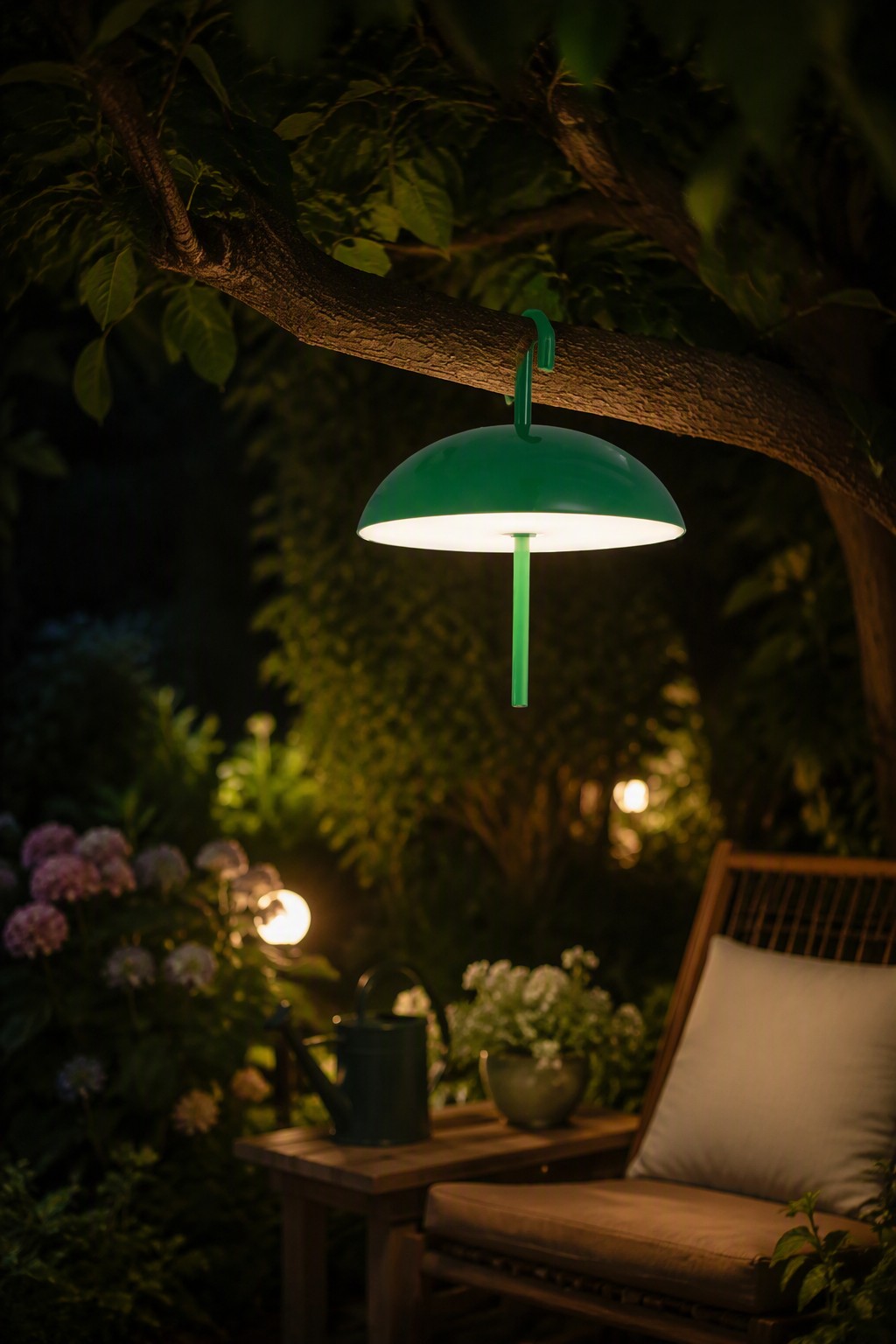 Multi-functional Umbrella Ambient Lamp - Rechargeable LED Hook Light for Indoor & Outdoor Use – Decorative Table Lamps