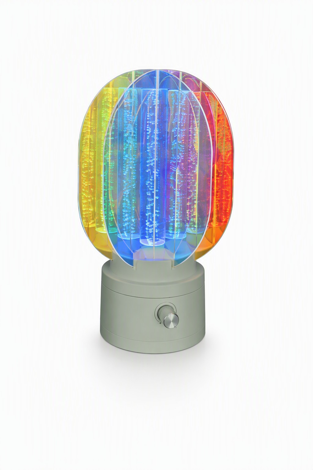 360° Rotating Iridescent Aurora Table Lamp with RGB Mood Lighting & Twist Control – Decorative Table Lamps (view 5)