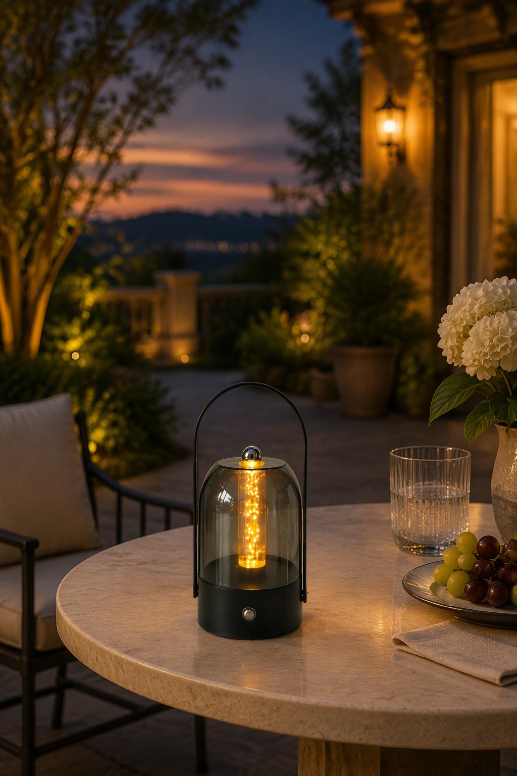 Modern Portable Rechargeable Lantern Lamp with 3-Color CCT & Dimmable Touch Control – Rechargeable Table Lamps
