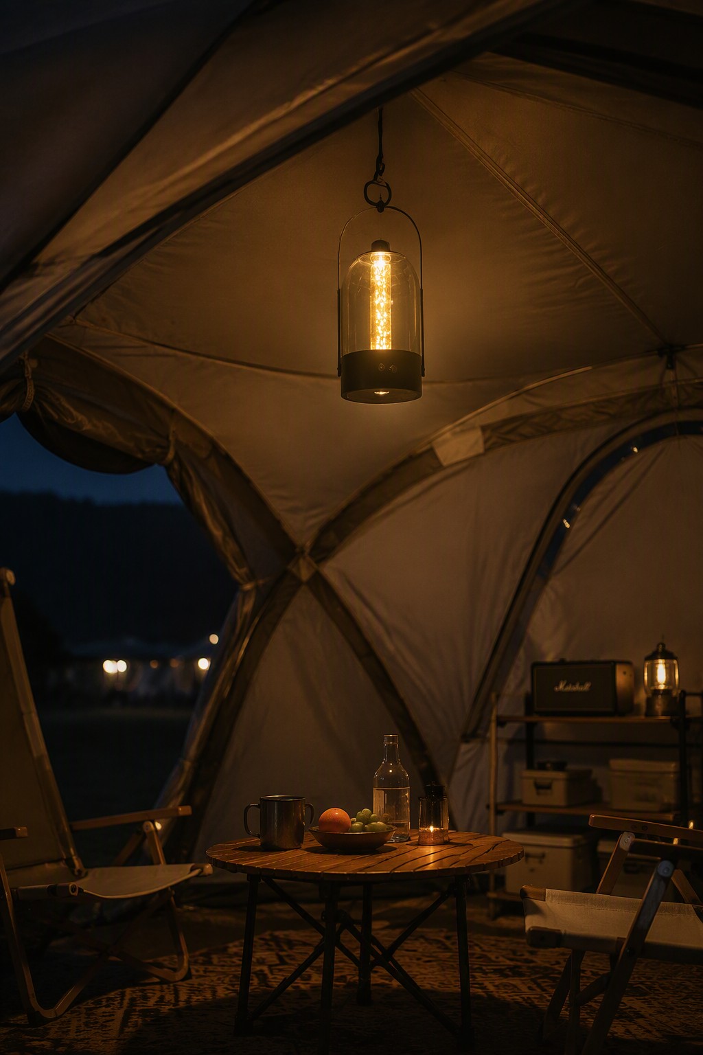 Modern Portable Rechargeable Lantern Lamp with 3-Color CCT & Dimmable Touch Control – Rechargeable Table Lamps (view 4)