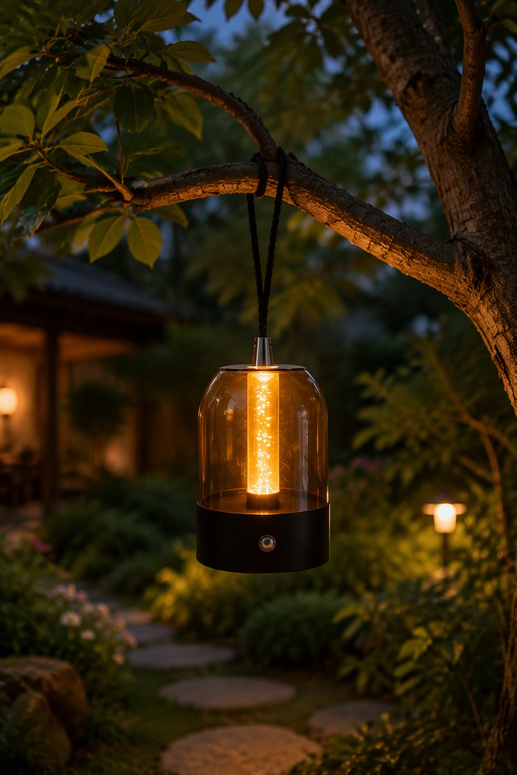 Dreamy Bubble Ambient Rechargeable Lamp with Rope Handle - 3-Color CCT & Dimmable – Decorative Table Lamps