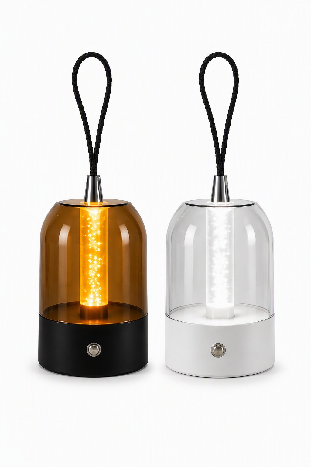 Dreamy Bubble Ambient Rechargeable Lamp with Rope Handle - 3-Color CCT & Dimmable – Decorative Table Lamps (view 5)