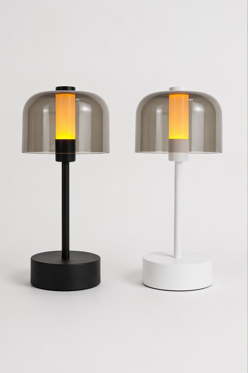 Modern Mushroom-Style Rechargeable LED Table Lamp with 3-Color CCT & Touch Control – Modern Minimalist Table Lamps (view 5)