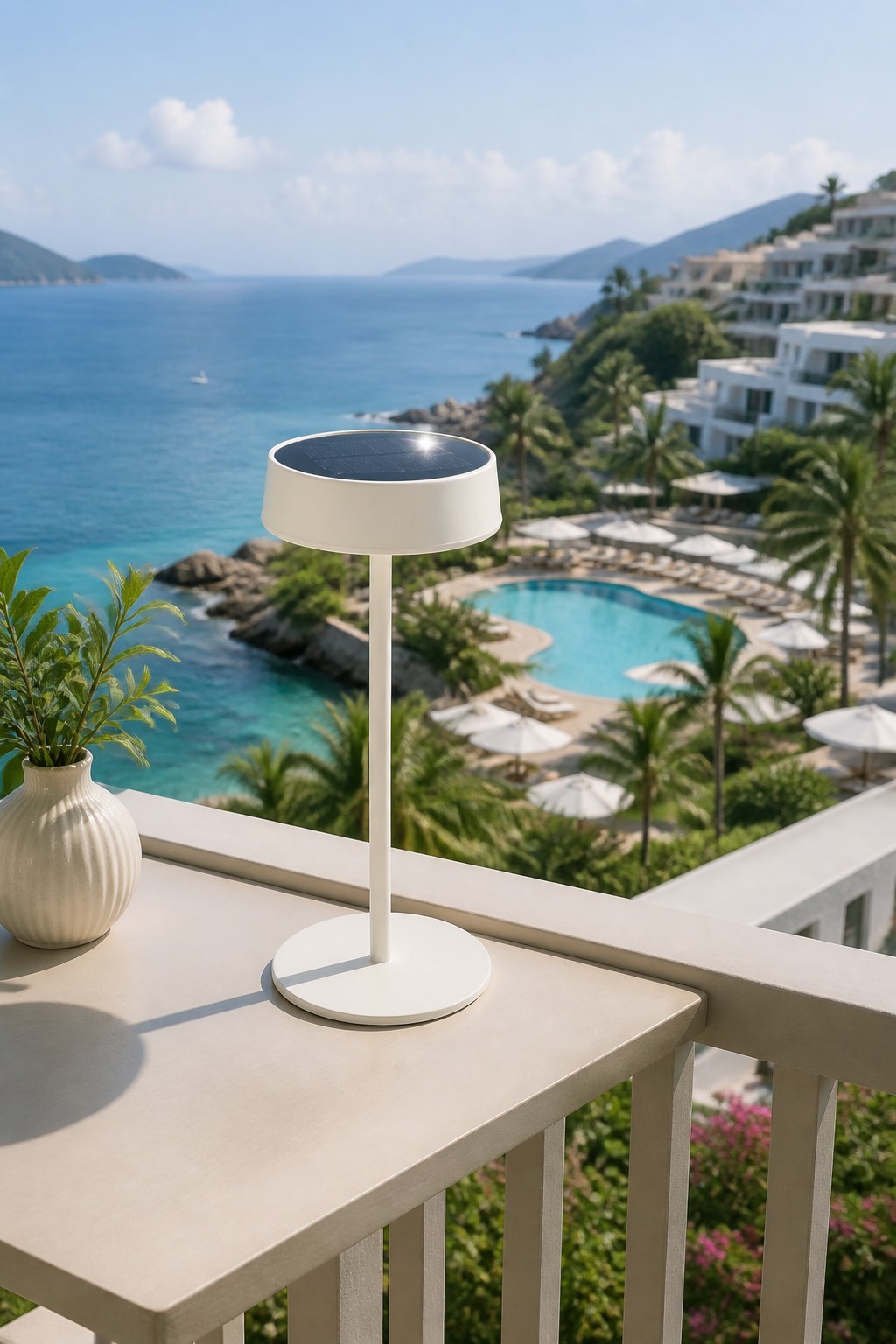 Factory Direct Professional Large-Area Solar Powered Rechargeable LED Table Lamp with 2000mAh Battery – Rechargeable Table Lamps (view 2)